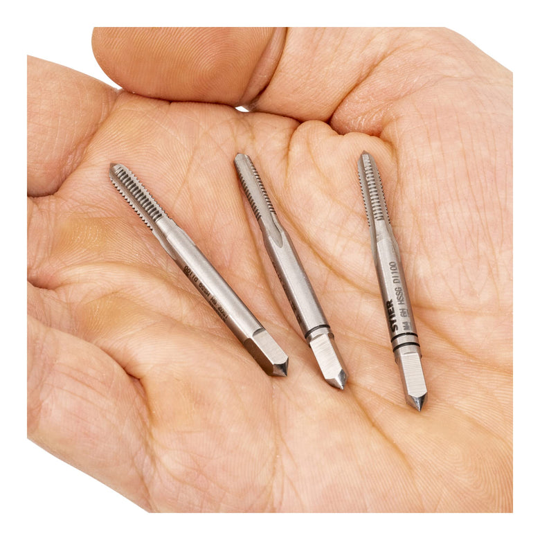 STIER hand tap set 3-piece pre-, middle- and finishing tap