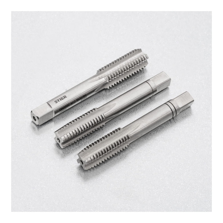 STIER hand tap set 3-piece pre-, middle- and finishing tap