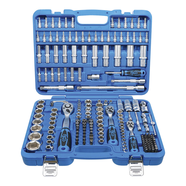 BGS Steckschlüssel-Satz Sechskant Antrieb 6,3 mm / 10 mm / 12,5 mm Zollgrößen