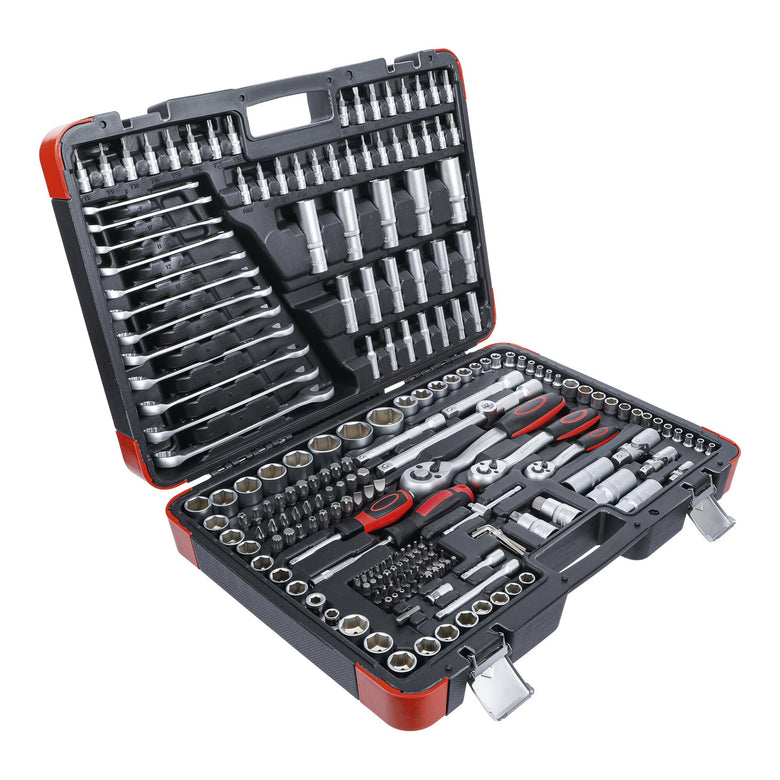 BGS Do it yourself Steckschlüssel-Satz Antrieb 6,3 mm / 10 mm / 12,5 mm 216-tlg.