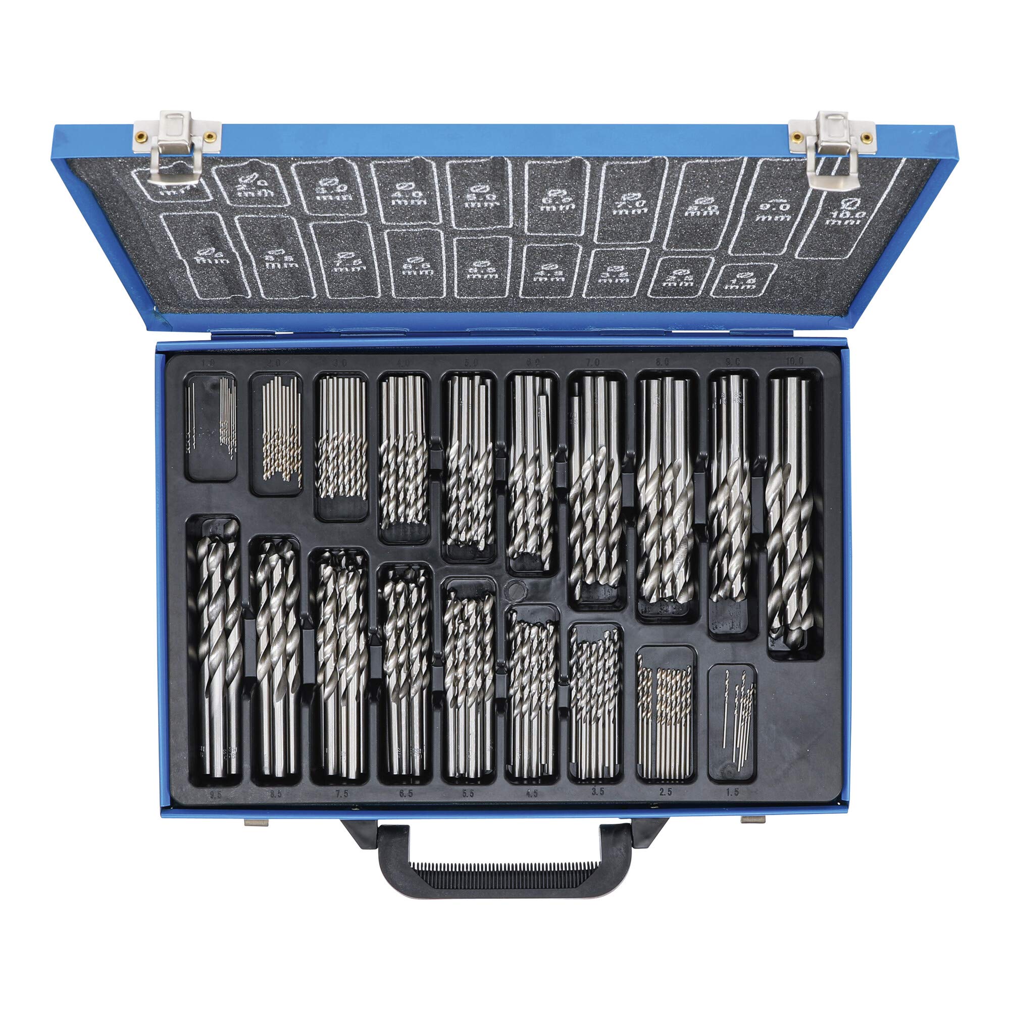 BGS Spiralbohrer-Satz HSS 1 - 10 mm, 170-tlg.