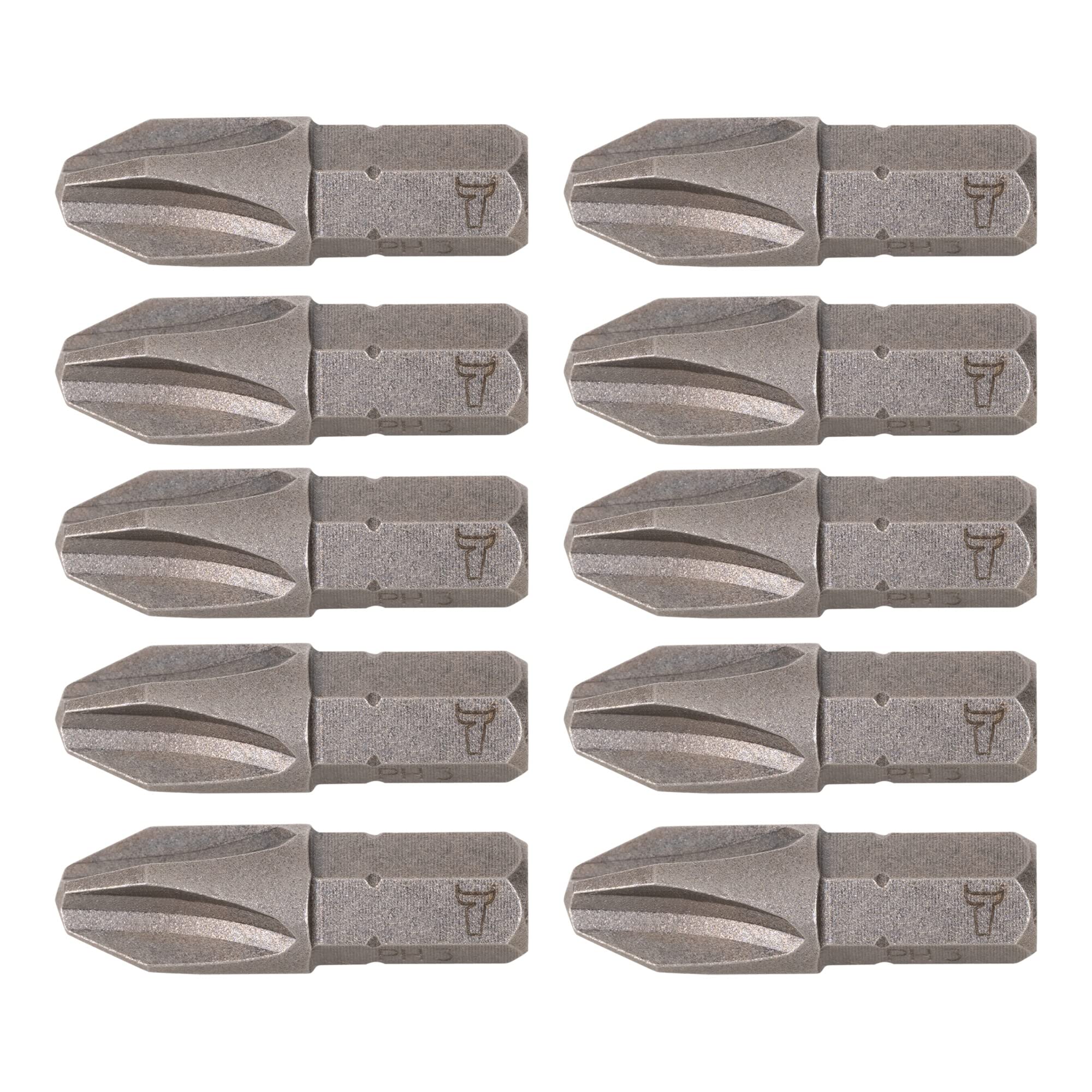 STIER Phillips-Bit PH 1 | PH 3 Form C 6,3 Länge 25 mm 10er Pack 10 Stk