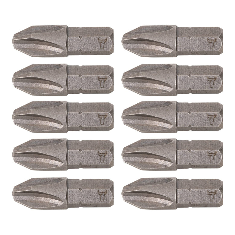 STIER Phillips-Bit PH 1 | PH 3 Form C 6,3 Länge 25 mm 10er Pack 10 Stk