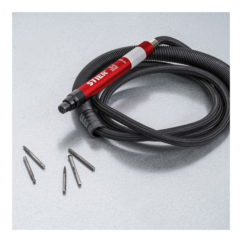 STIER Mikro-Stabschleifer MSS-56 Länge 140 mm leichtes Gewicht 100g 56.000 U/min