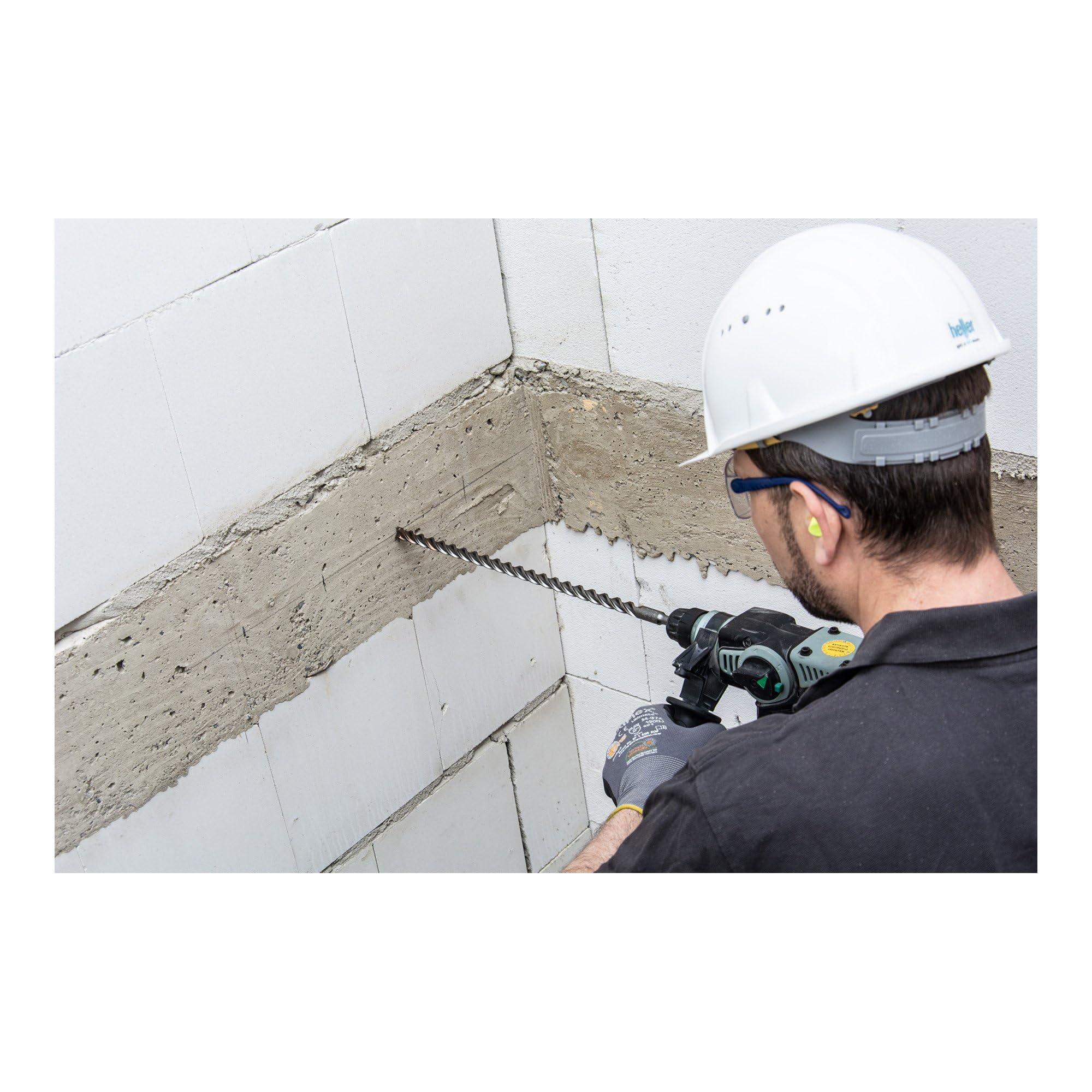 Heller Tools Trijet SDS-plus Hammerbohrer, Ø 8 x 150/210 mm, 10 + 1!