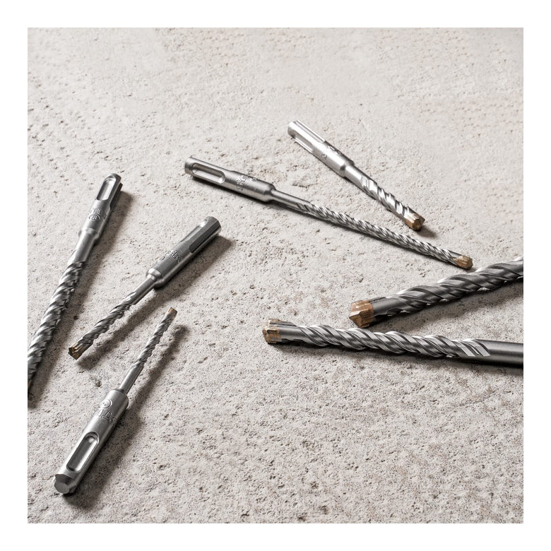 STIER Hammerbohrer Set Premium SDS-plus 7-teilig rechtsschneidend alle gängigen