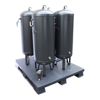 Aerotec Kesselbatterie 4 x 90L - 11 bar gepulvert