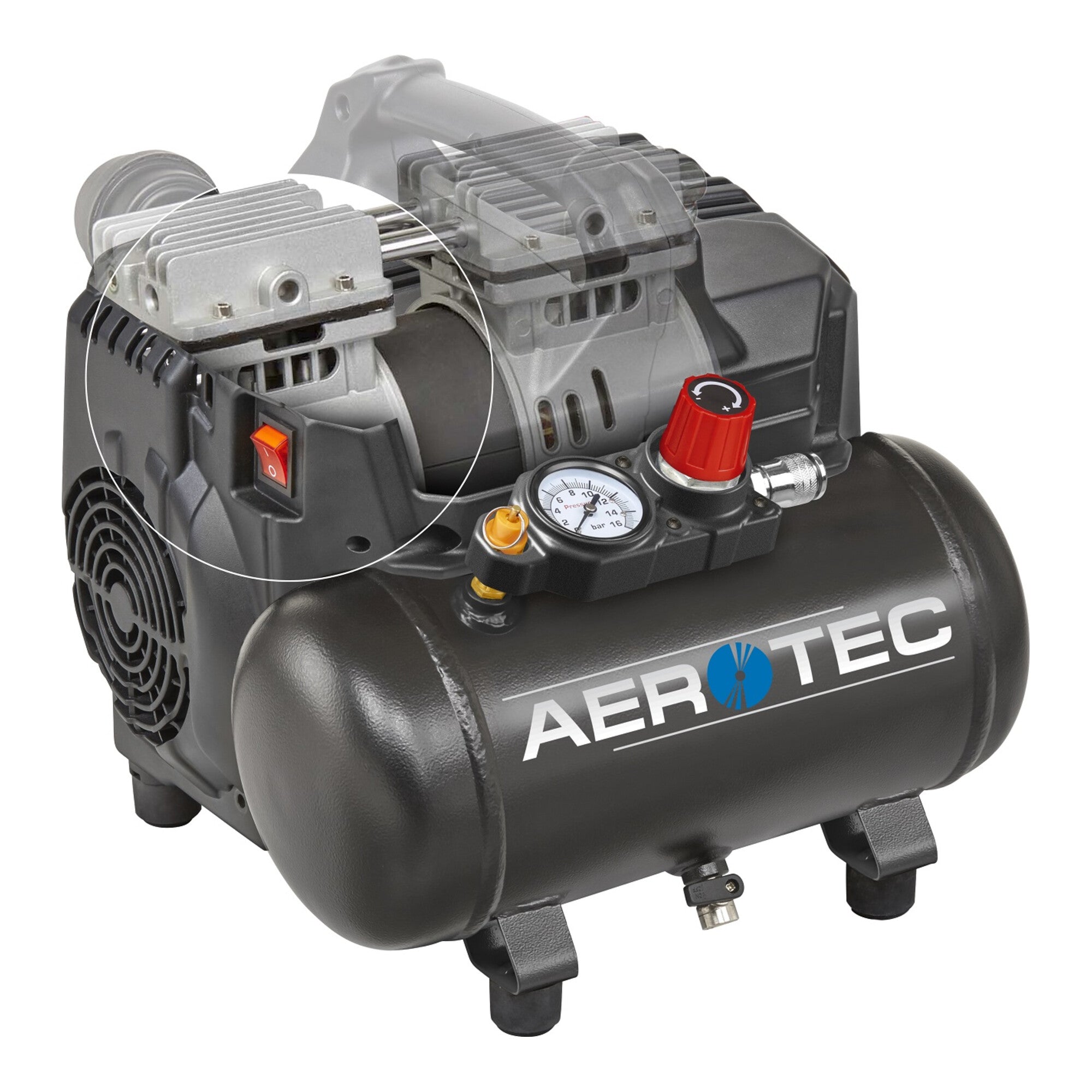 Aerotec Kompressor Supersil 6 105l/min 0,55 kW 6l