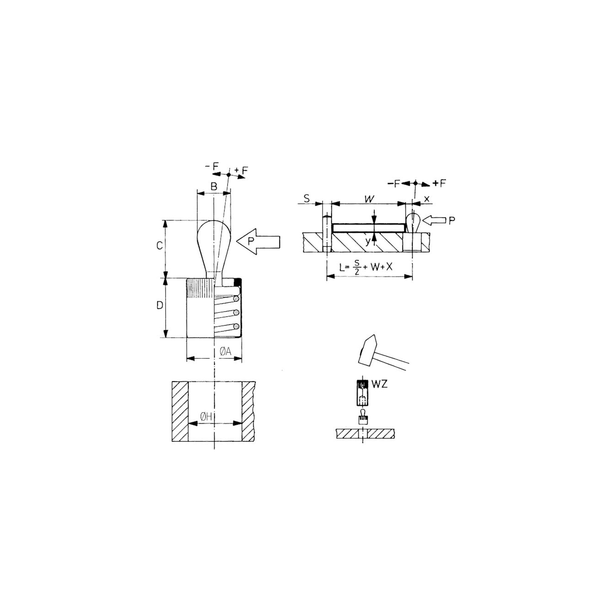 AMF T-Nutenschraube DIN787K8 M10x10x 63 vergütet auf 10.9 m.Mutter u.Scheibe