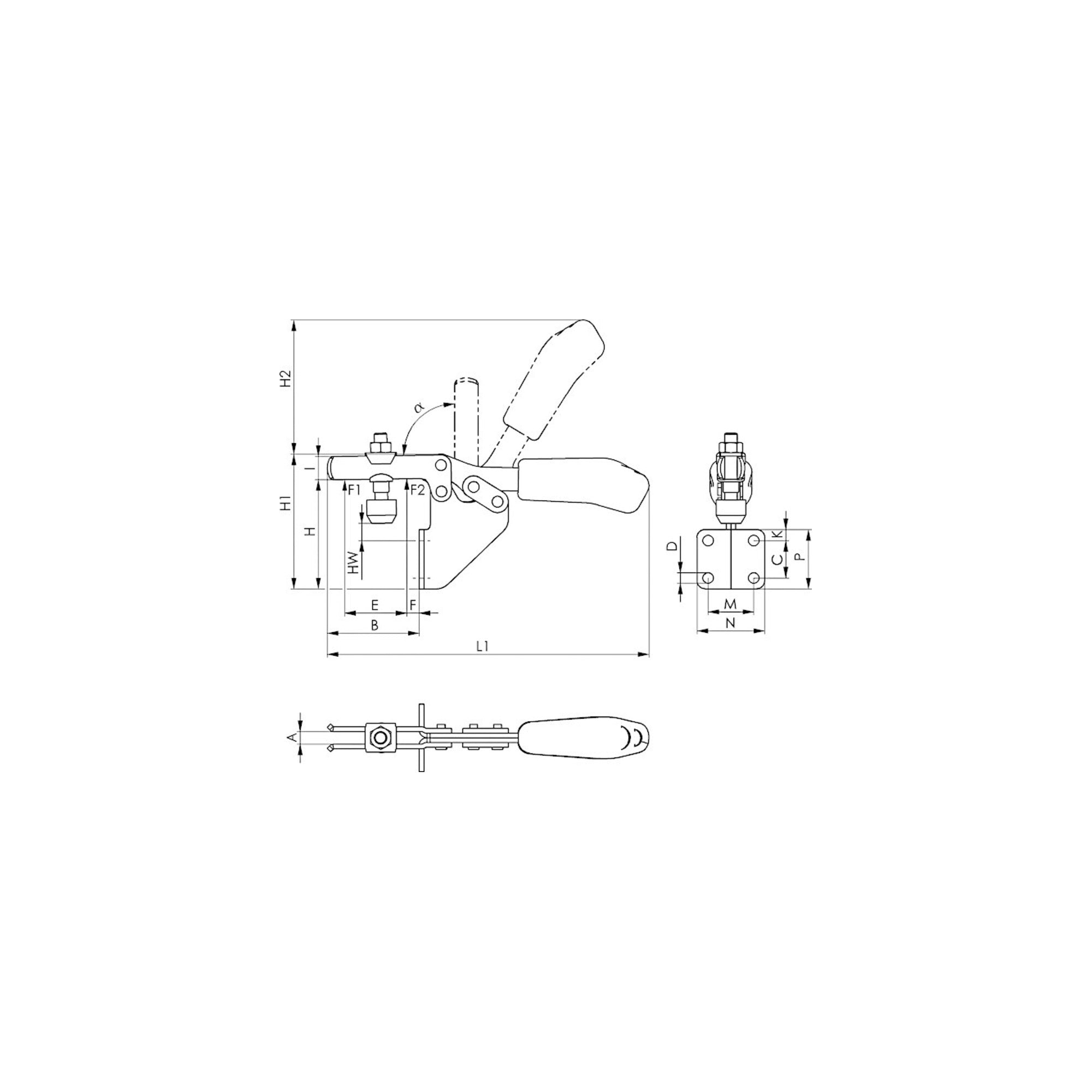 AMF Waagerechtspanner 6833 Gr. 3