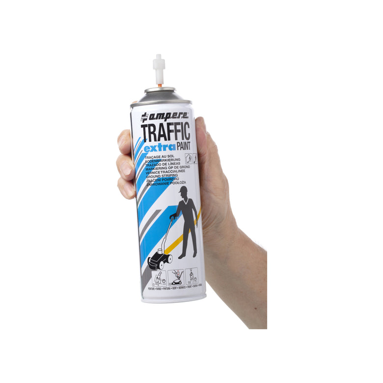AMPERE TRAFFIC PAINT Bodenmarkierspray Traffic Extra 500ml weiß 12 Stk
