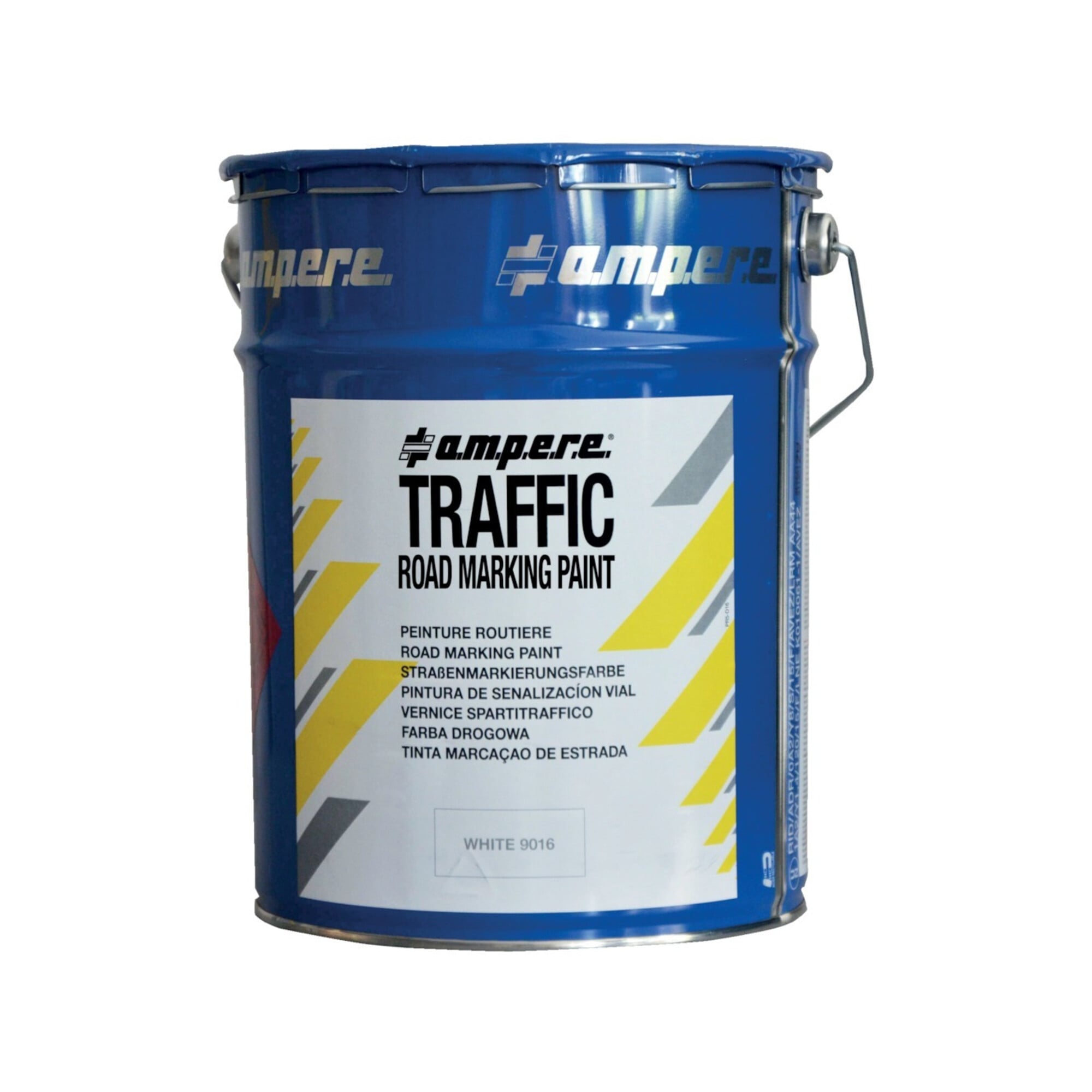 AMPERE TRAFFIC PAINT Straßenmarkierungsfarbe Traffic Paint 5kg weiß Road Marking