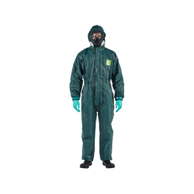 Ansell Schutzoverall Typ 3/4/5 AlphaTec 4000, grün, Unisex-Größe: 2XL