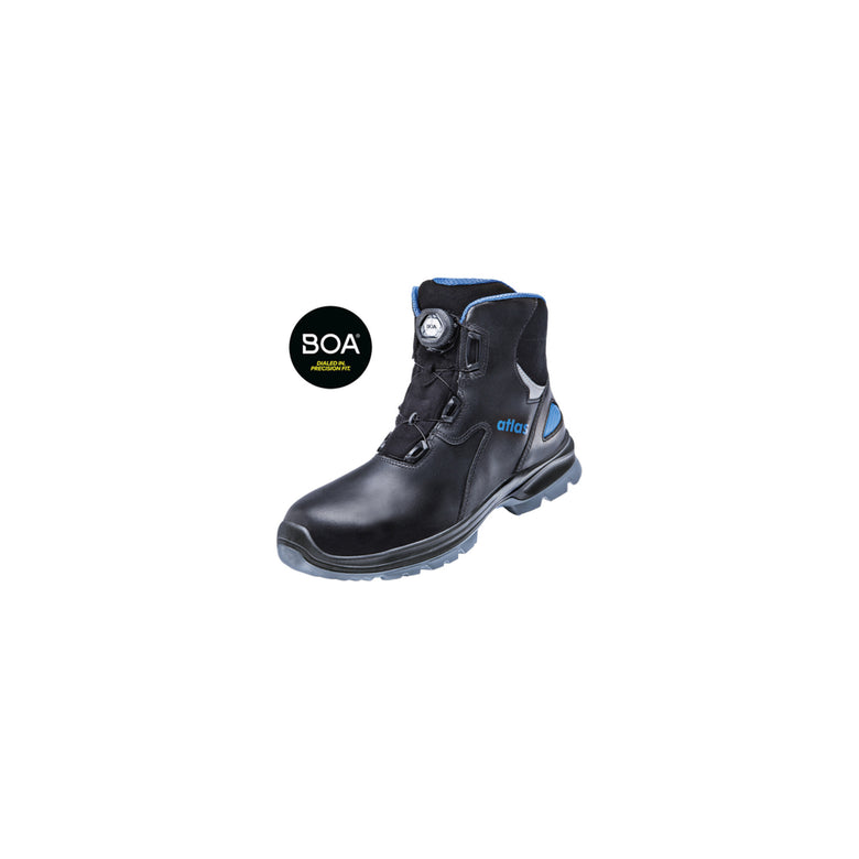 Atlas knöchelhoher Sicherheitsschuh SL 9845 XP BOA ESD S3, Weite 12 Größe 45