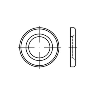 August Friedberg EN 14399 -6 Stahl 12 Scheiben tZn, -AF- tZn S
