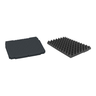 Set STIER Würfelpolster 25mm Raster + Deckelpolster genoppt für Systainer³