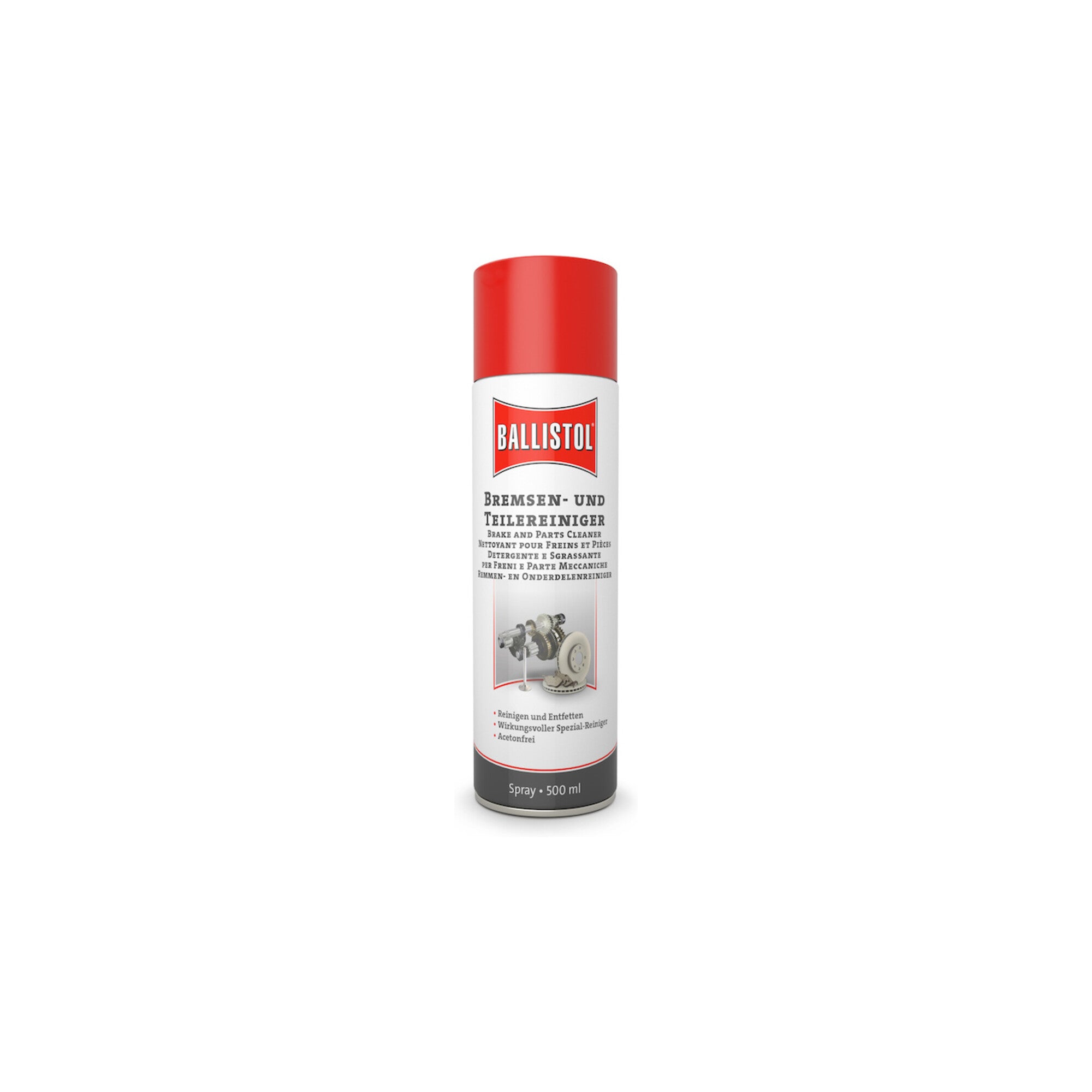Ballistol Bremsen- u.Teilereiniger acetonfrei 500 ml Spraydose 6 Stk