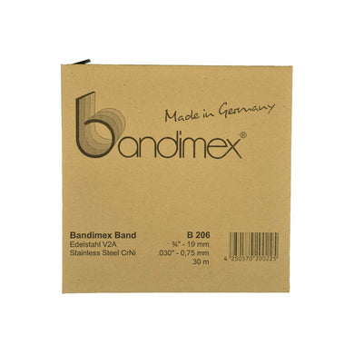 bandimex Stahlband V2A, 16mm-5/8", L 30m