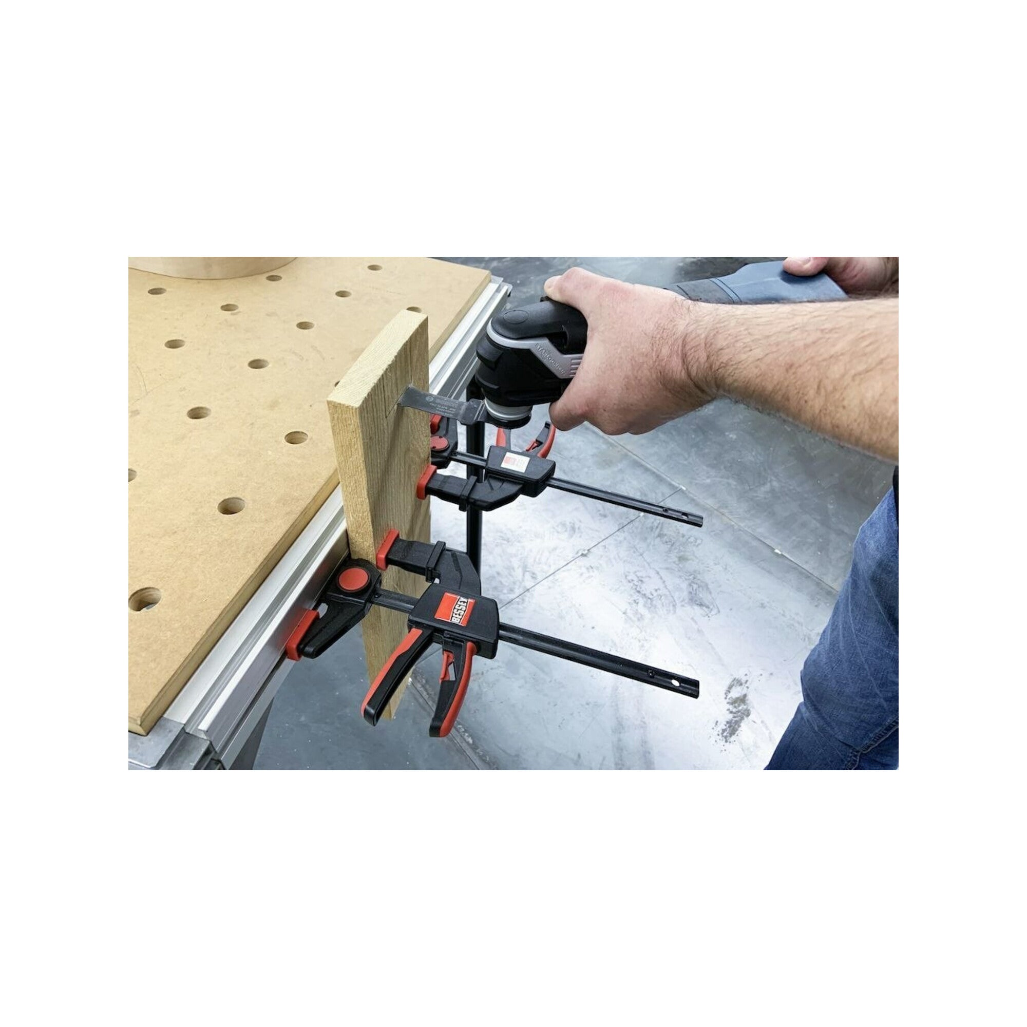 Bessey Einhand-Tischzwinge 150x60mm / 120-310mm 2St.