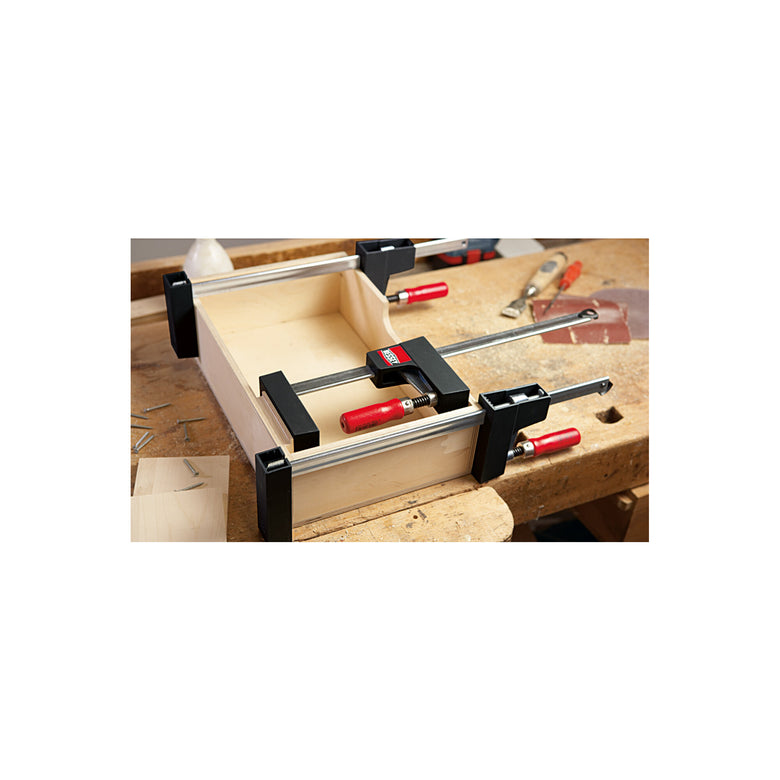 Bessey Flächenspanner UniKlamp Spann-W. 600mm Ausladung 80mm Spreizw. 172-720mm