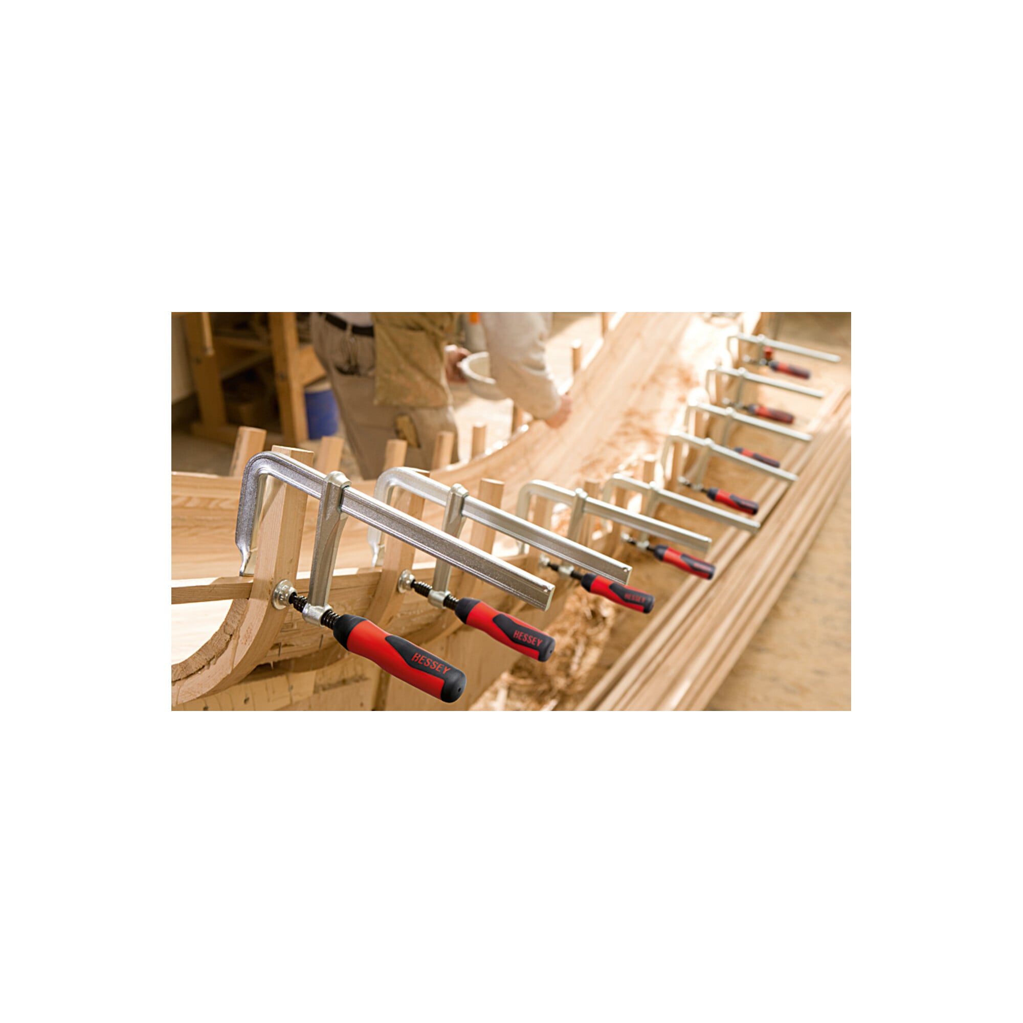 Bessey Ganzstahl-Schraubzwinge GZ-2K 160/80