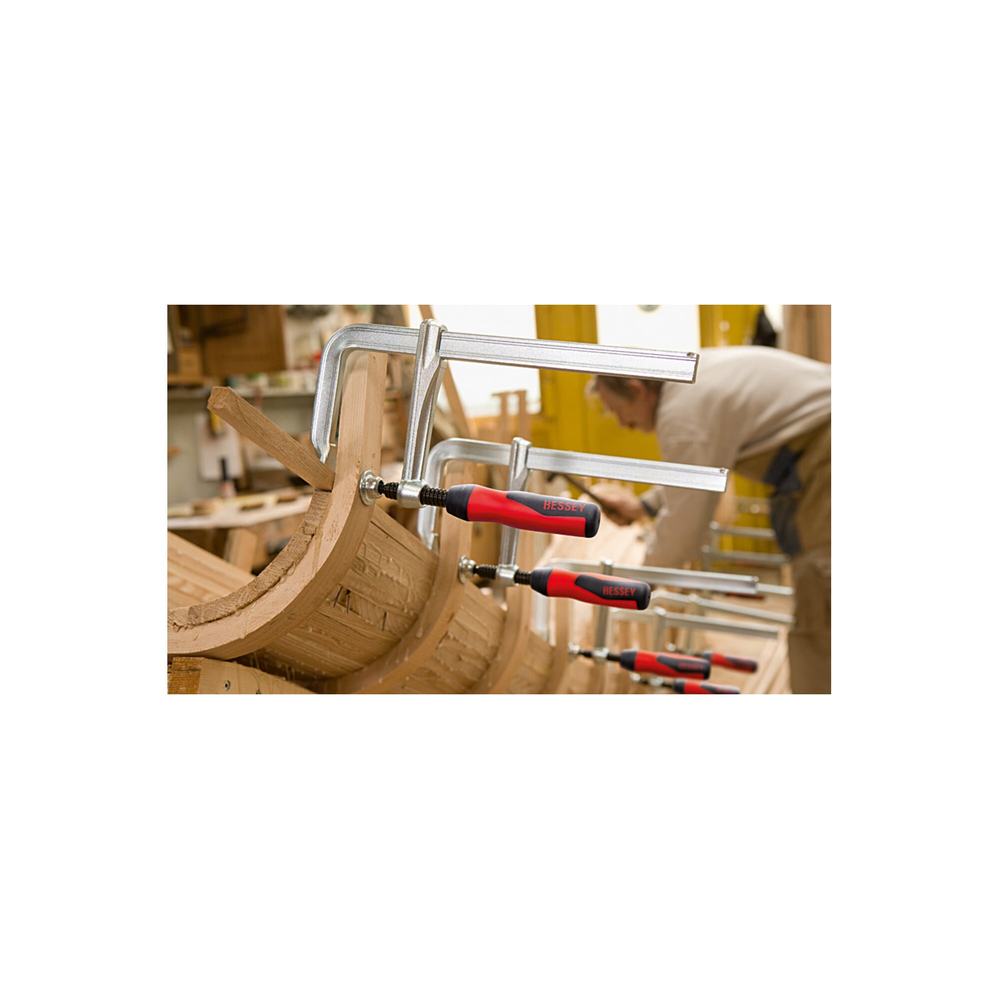 Bessey Ganzstahl-Schraubzwinge GZ-2K 250/120