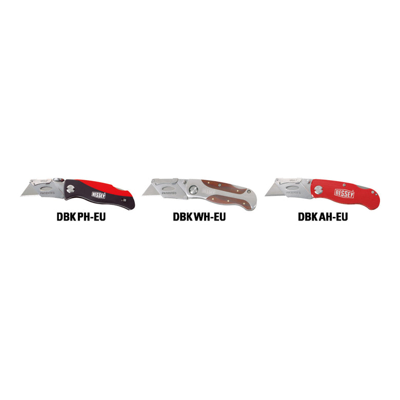 Bessey Klingen-Klappmesser mit Kunststoffgriff DBKPH-EU