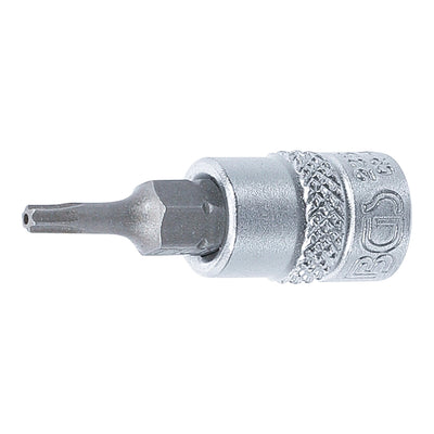 BGS Bit-Einsatz Antrieb Innenvierkant 6,3 mm (1/4") T-Profil (für Torx) mit