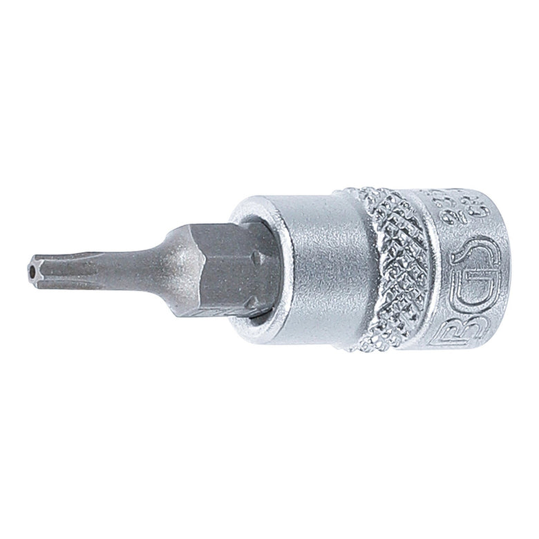 BGS Bit-Einsatz Antrieb Innenvierkant 6,3 mm (1/4") T-Profil (für Torx) mit