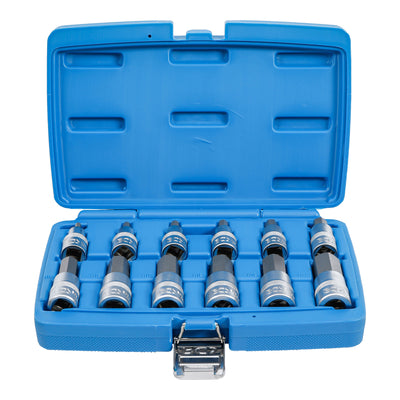 BGS Bit-Einsatz-Satz Antrieb Innenvierkant 12,5 mm Innensechskant 5 - 22 mm
