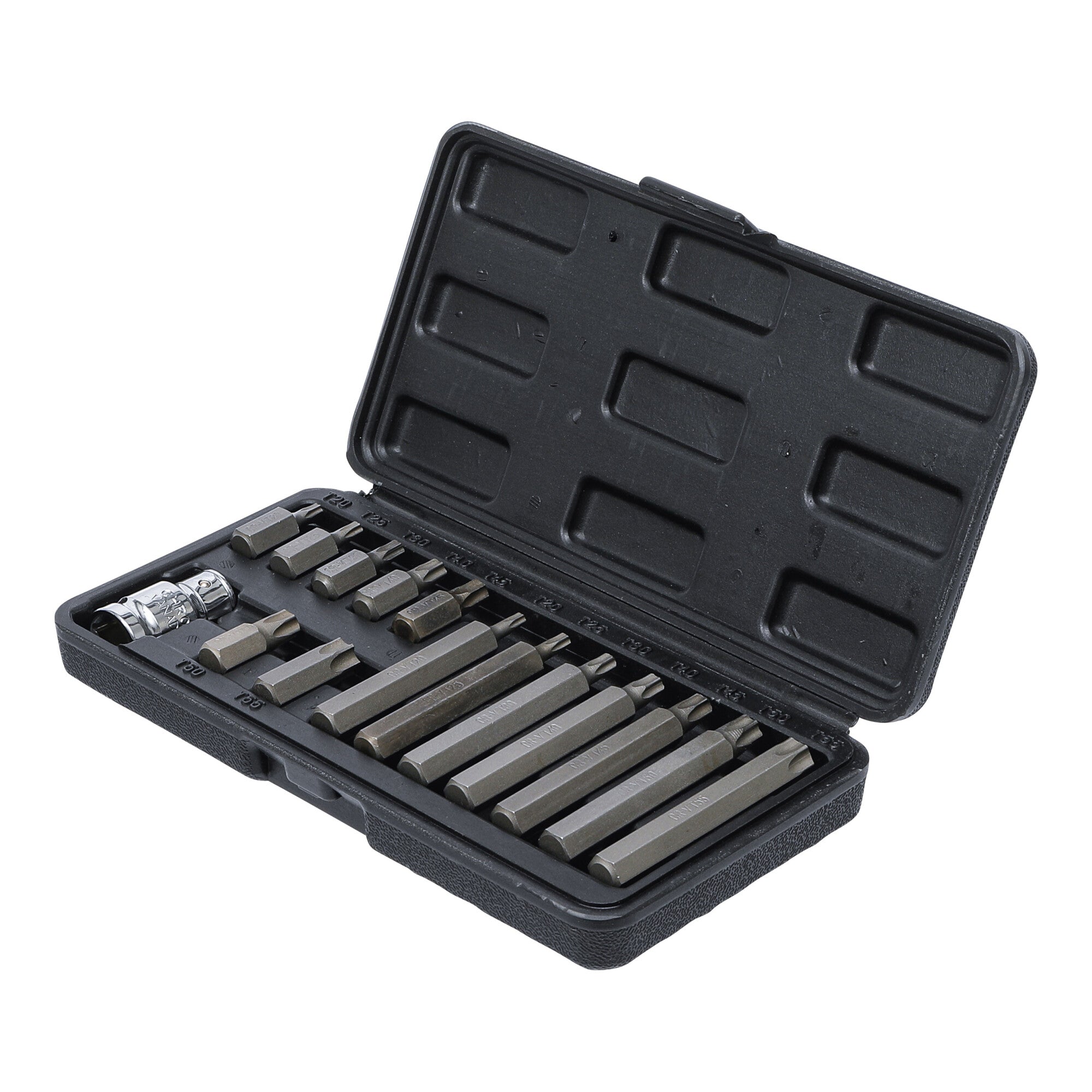 BGS Do it yourself Bit-Satz Antrieb Außensechskant 10 mm T-Profil (für Torx)