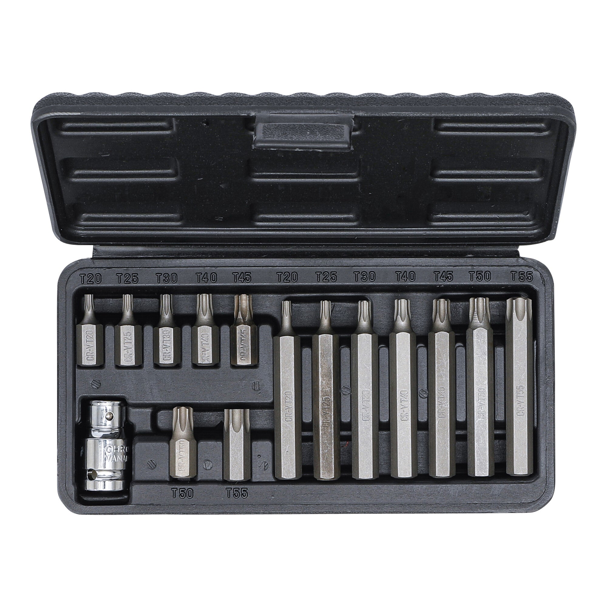 BGS Do it yourself Bit-Satz Antrieb Außensechskant 10 mm T-Profil (für Torx)