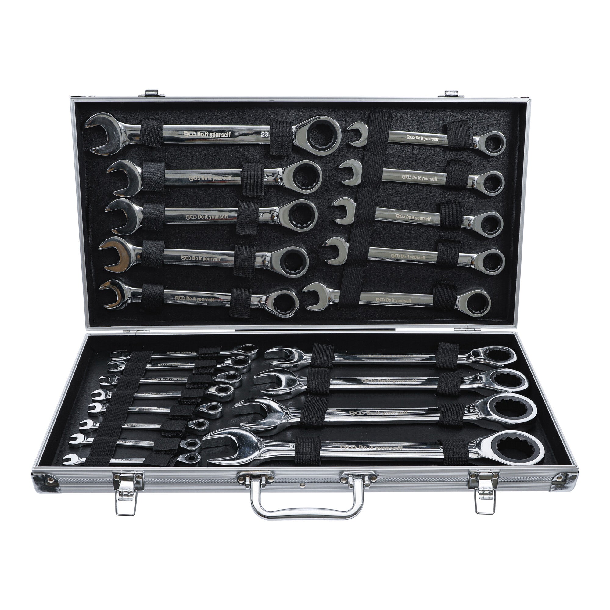 BGS Do it yourself Ratschenring-Maulschlüssel-Satz SW 6 - 32 mm 22-tlg.