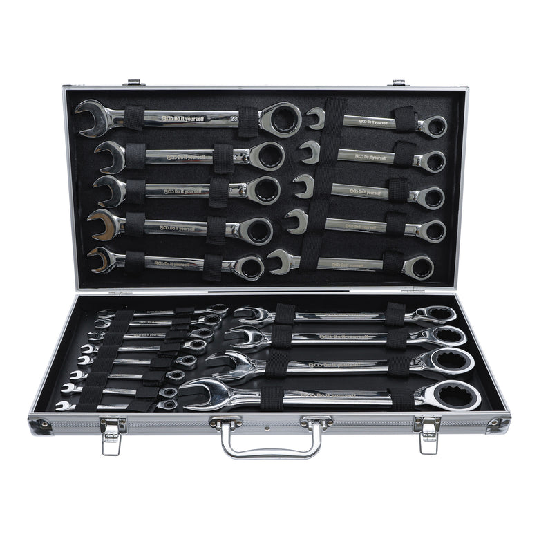 BGS Do it yourself Ratschenring-Maulschlüssel-Satz SW 6 - 32 mm 22-tlg.