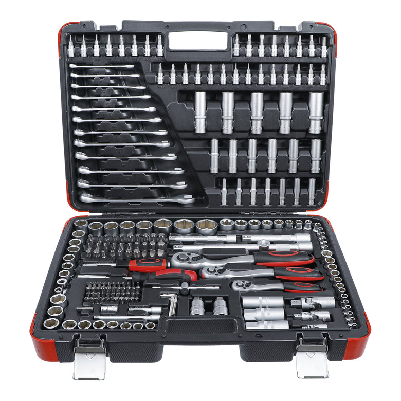 BGS Do it yourself Steckschlüssel-Satz Antrieb 6,3 mm / 10 mm / 12,5 mm 216-tlg.