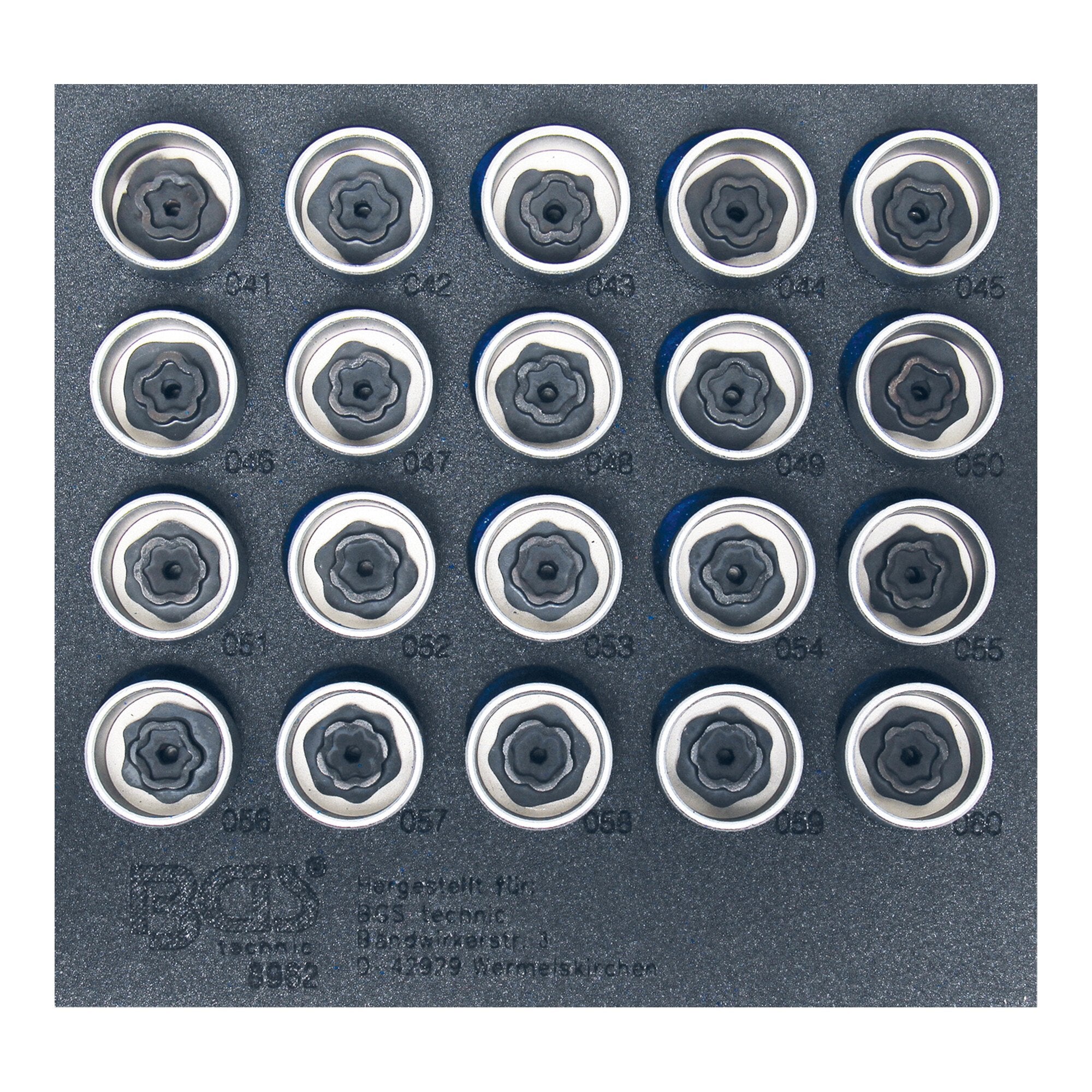 BGS Felgenschloss-Werkzeug-Satz für BMW 20 teilig