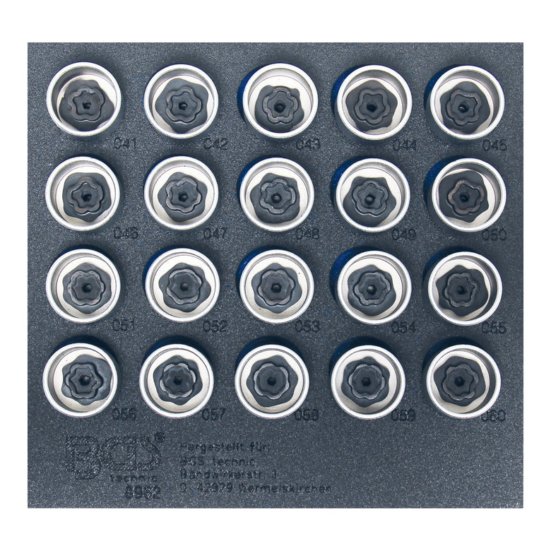 BGS Felgenschloss-Werkzeug-Satz für BMW 20 teilig