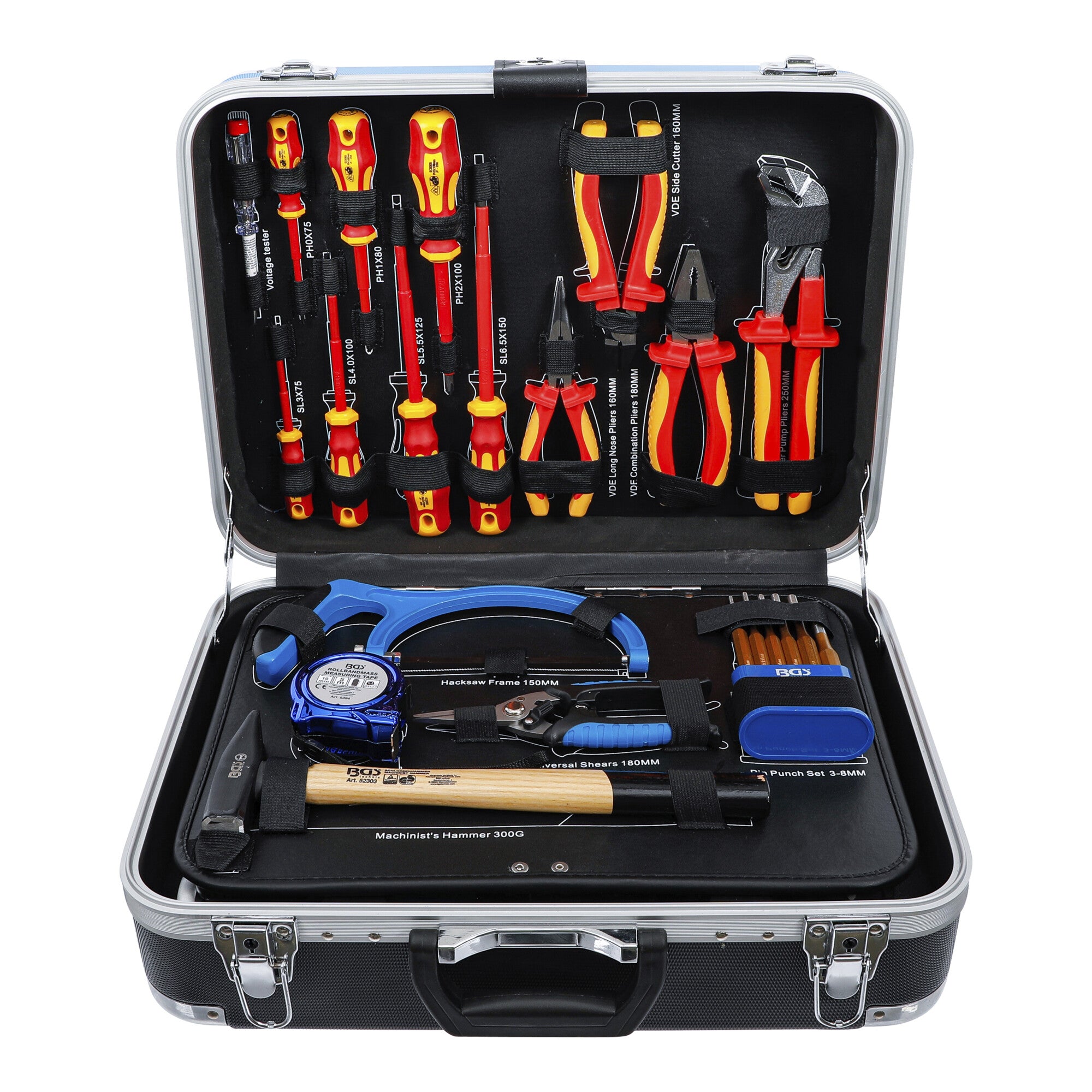 BGS Kälte-/Klima-Werkzeugkoffer 15504, 86-tlg.