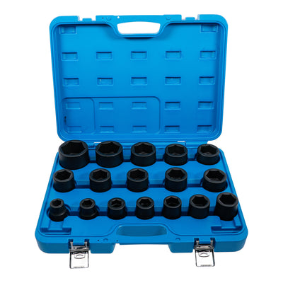 BGS Kraft-Steckschlüssel-Einsatz-Satz Antrieb Innenvierkant 20 mm SW 19 - 55 mm