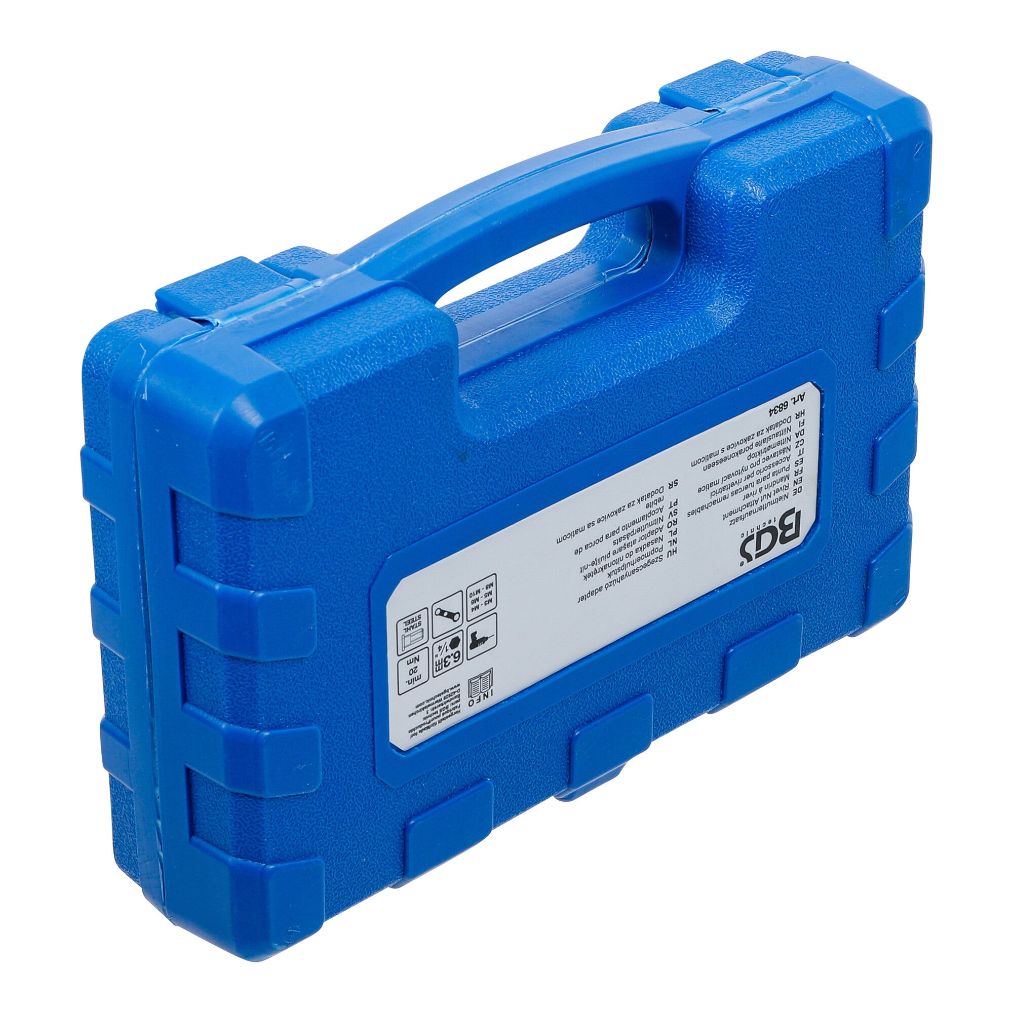 BGS Nietmutternaufsatz 6834, Metallausführung, M3 / M4 / M5 / M6 / M8 / M10