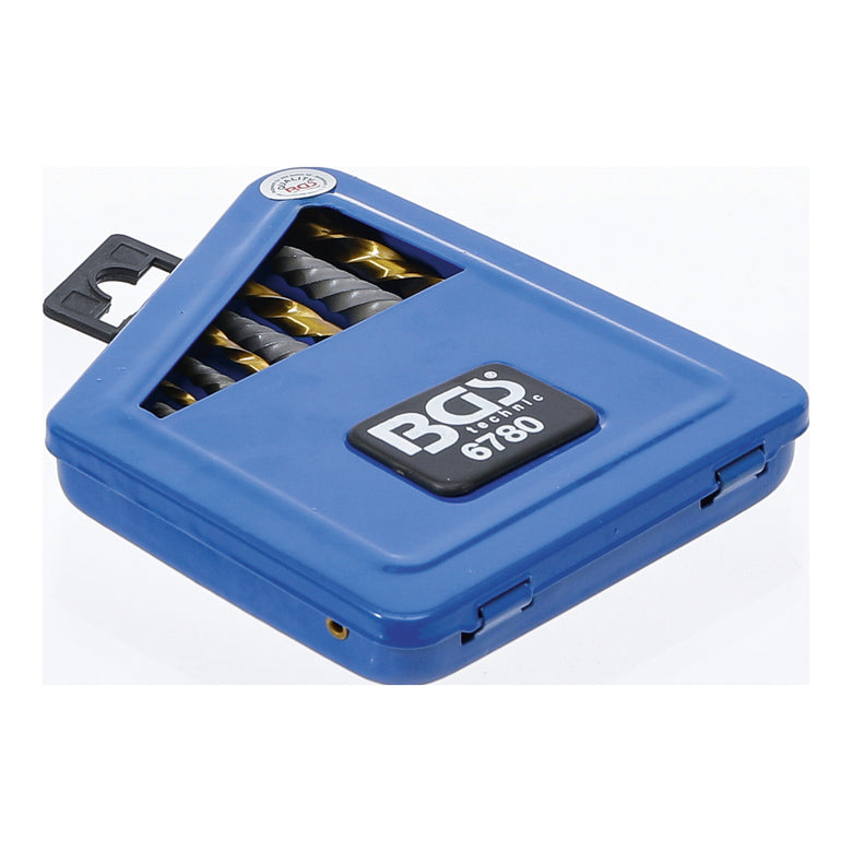 BGS Schraubenausdreher- und Linksbohrer-Satz HSS titan-nitriert 2 - 7,5 mm