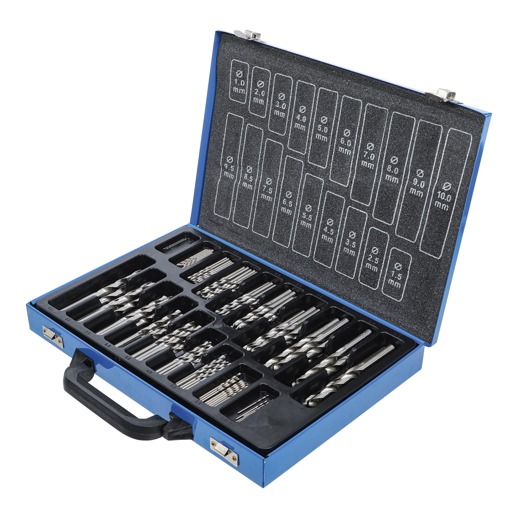BGS Spiralbohrer-Satz HSS 1 - 10 mm, 170-tlg.