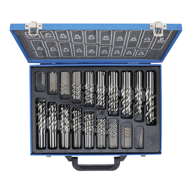 BGS Spiralbohrer-Satz HSS 1 - 10 mm, 170-tlg.