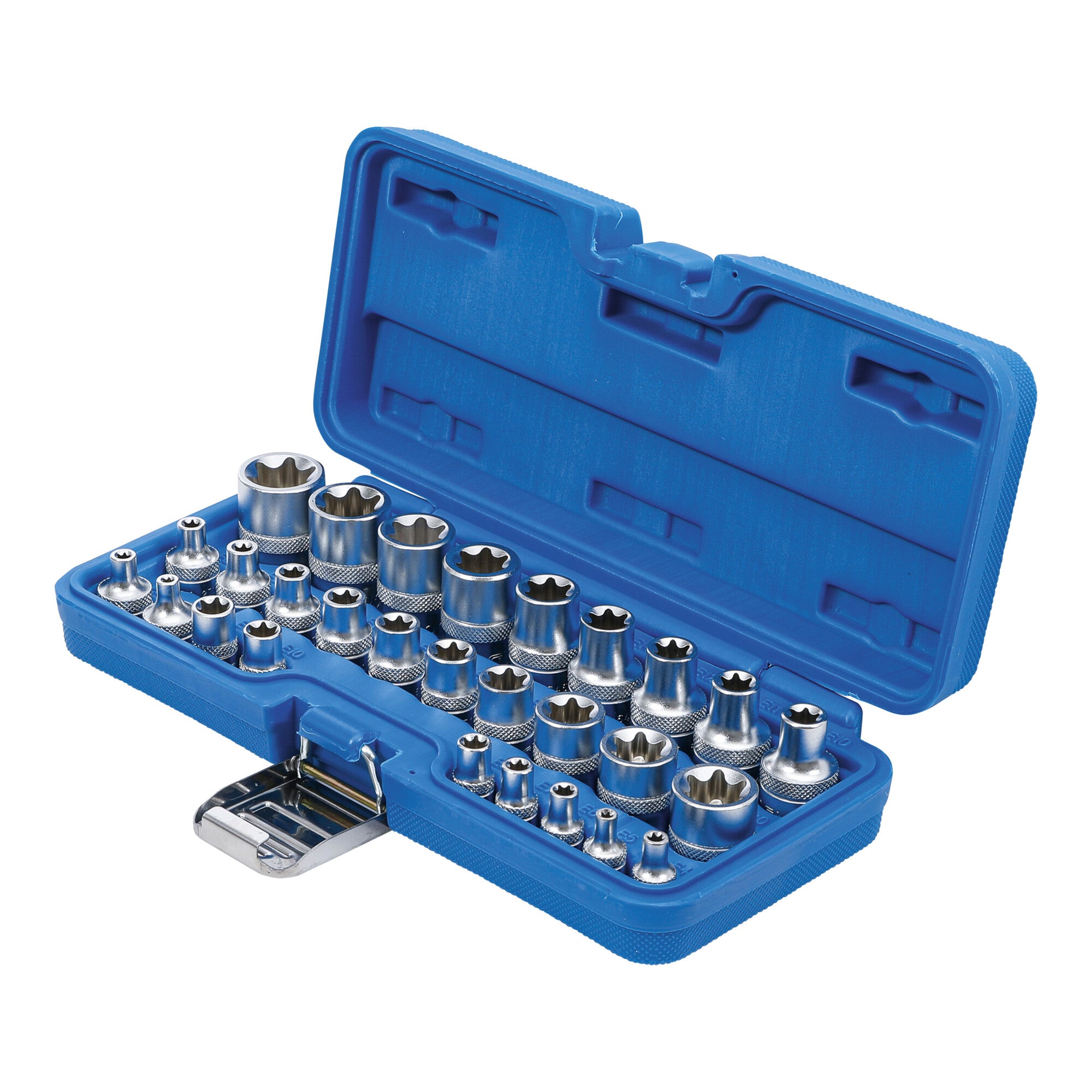 BGS Steckschlüssel-Einsatz-Satz E-Profil Antrieb Innenvierkant 6,3 mm (1/4") /