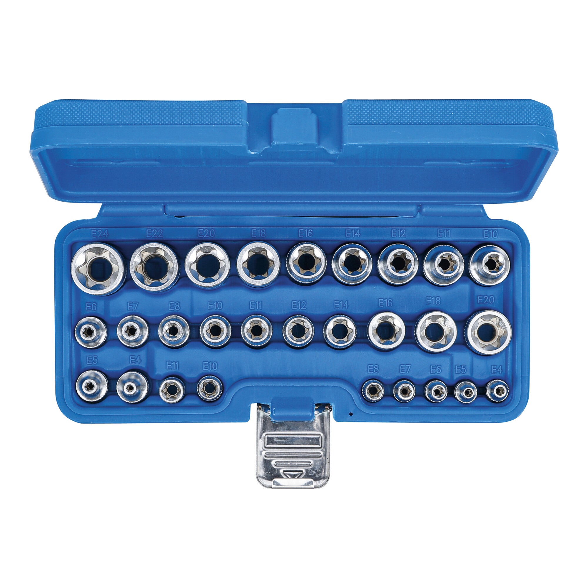 BGS Steckschlüssel-Einsatz-Satz E-Profil Antrieb Innenvierkant 6,3 mm (1/4") /