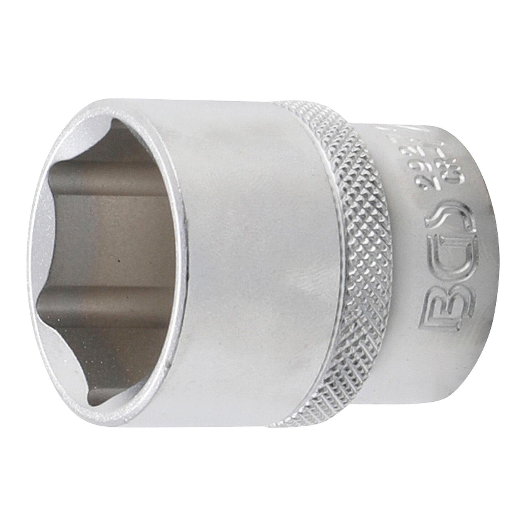 BGS Steckschlüssel-Einsatz Sechskant Antrieb Innenvierkant 12,5 mm (1/2") SW 27