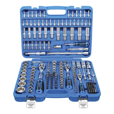 BGS Steckschlüssel-Satz Wellenprofil Antrieb 6,3 mm / 10 mm / 12,5 mm 192-tlg.