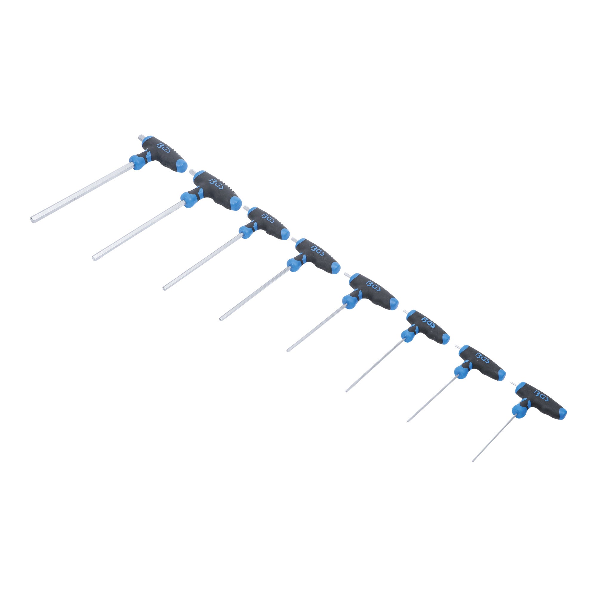 BGS T-Griff-Schlüssel-Satz Innensechskant 2 - 10 mm 8 teilig