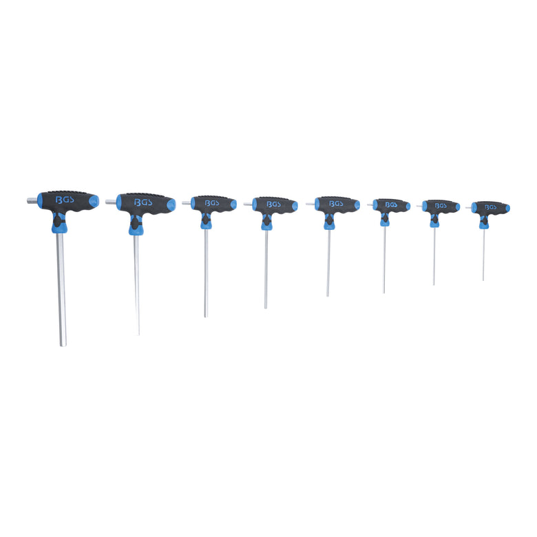 BGS T-Griff-Schlüssel-Satz Innensechskant 2 - 10 mm 8 teilig