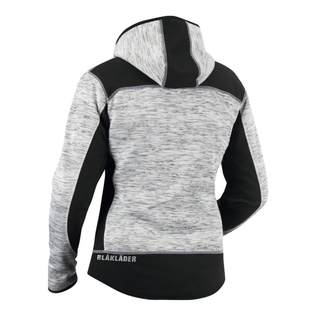 Blakläder Damen Strickjacke, grau / schwarz, Unisex-Größe: L